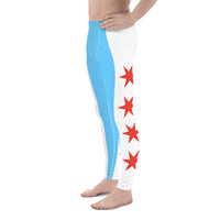 Mens Chicago Flag Leggings