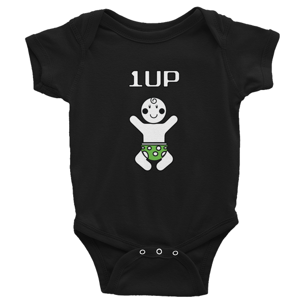 1 Up Video Game Infant Bodysuit