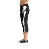 Skeleton Capri Leggings