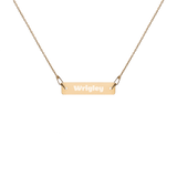 Engraved Nameplate Necklace