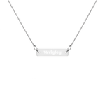 Engraved Nameplate Necklace