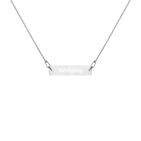 Engraved Nameplate Necklace