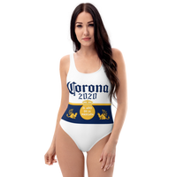 Corona 2020, Year of the Mask One Piece Swimsuit