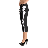 Skeleton Capri Leggings