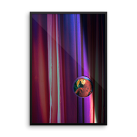 Polly in the Curtain, Framed Poster