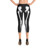 Skeleton Capri Leggings