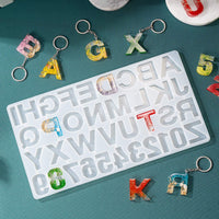 Silicone Alphabet Mold for DIY Letter Casting