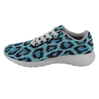Blue Leopard Running Shoes, Unisex