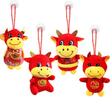 Year of the Ox Plush Chinese New Year Zodiac Friends