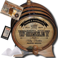 Personalized Whiskey Aging Barrel
