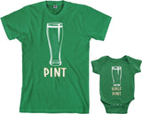 Pint and Half Pint Daddy and Me T-Shirt Set