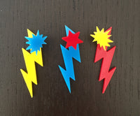 Zig Zag Pow! Individual Pow Earrings