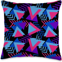 Totally Rad 80s Throw Pillow