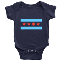 Chicago Flag Infant Onesie