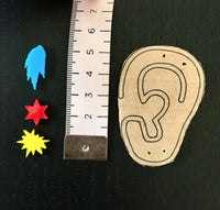 Zig Zag Pow! Individual Pow Earrings