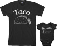 Taco and Taquito Daddy and Me Shirts