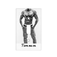 Turn Me On Male Model Light Switch Cover
