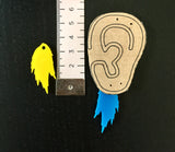 Zig Zag Pow! Individual Wing Earrings